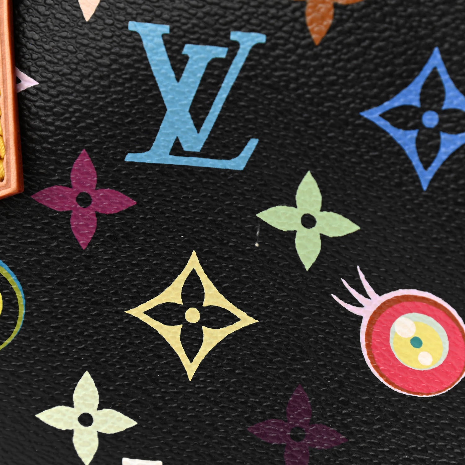Louis Vuitton Monogram Multicolor Murakami Eye Love You Black 12 of 15