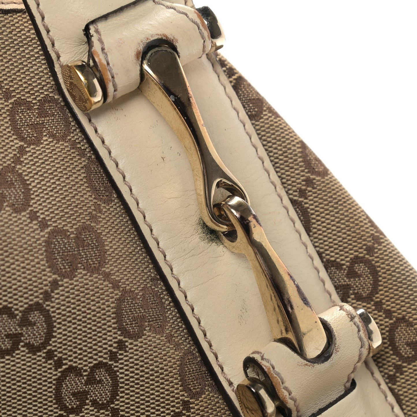 Monogram Medium Pelham Shoulder Bag Off White