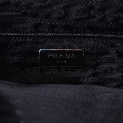 Prada Tessuto Nylon Saffiano Medium Backpack Black 6 of 9