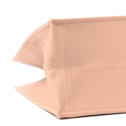 Christian Dior Calfskin Embossed Medium Book Tote Rose de Vents 7 of 9