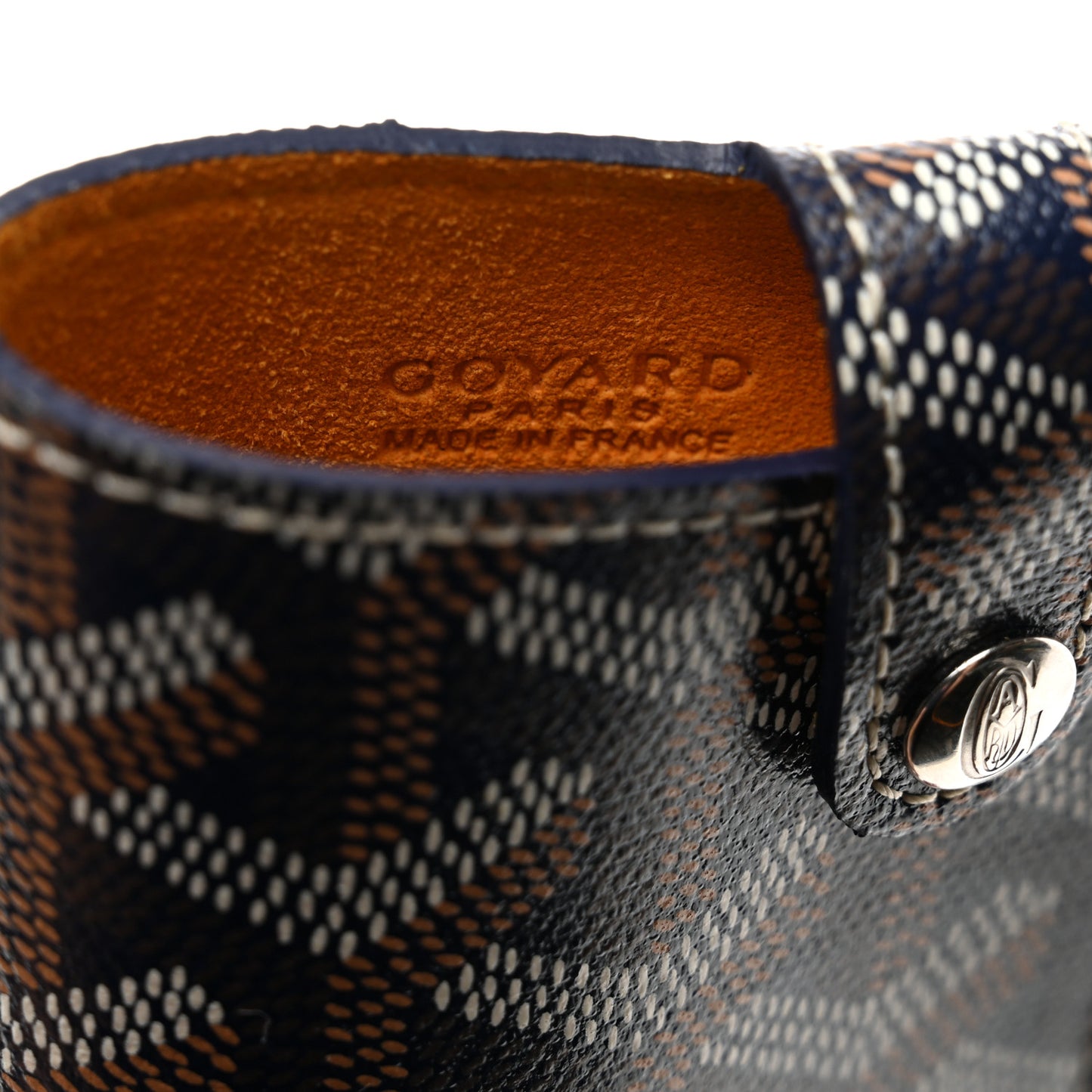 Goyardine Montmartre Glasses Case Black