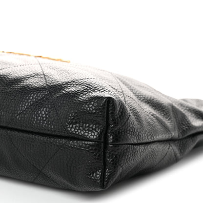 Chanel Shiny Caviar Quilted Chanel 22 Black 11 of 11