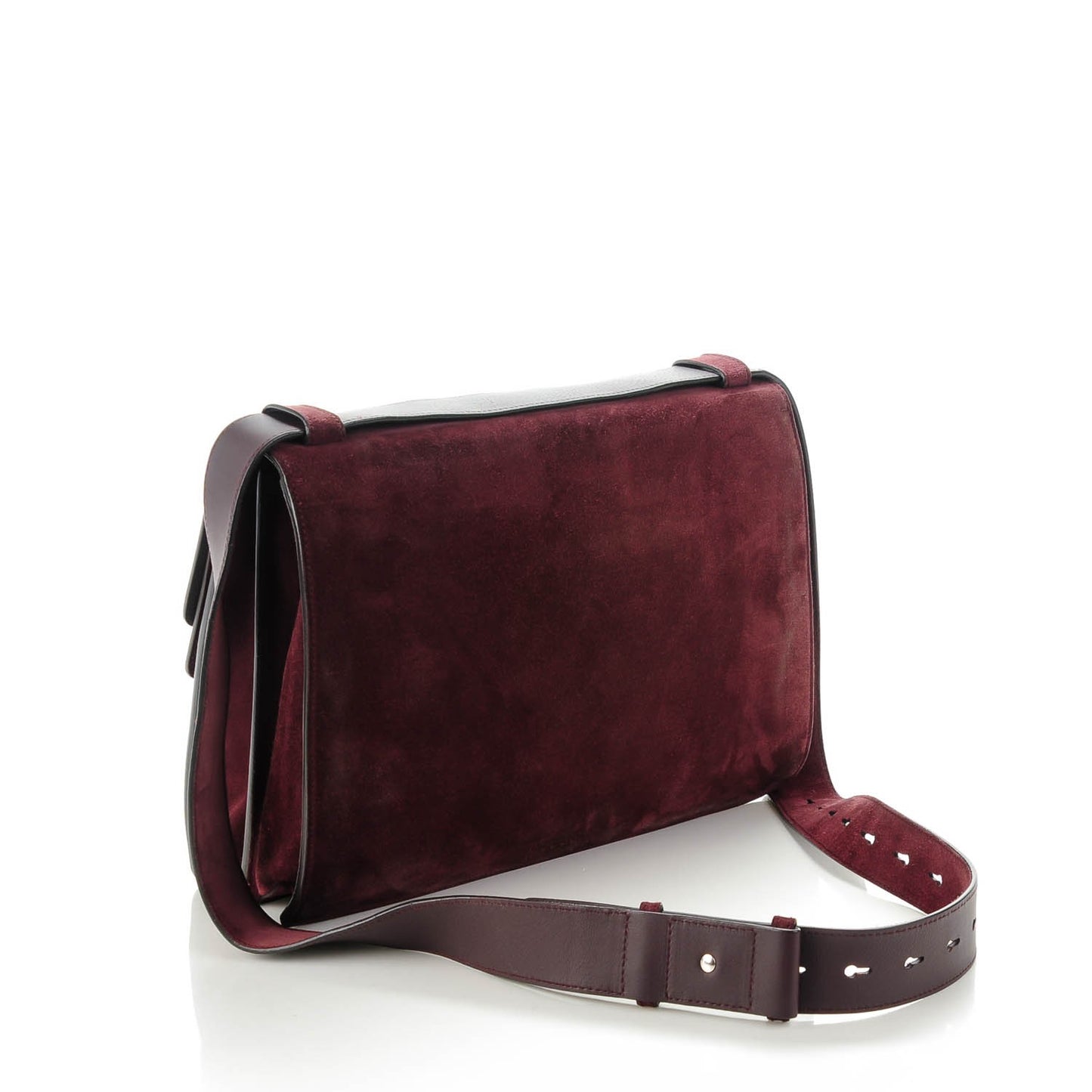 Suede Medium Dionysus Messenger Bag Bordeaux