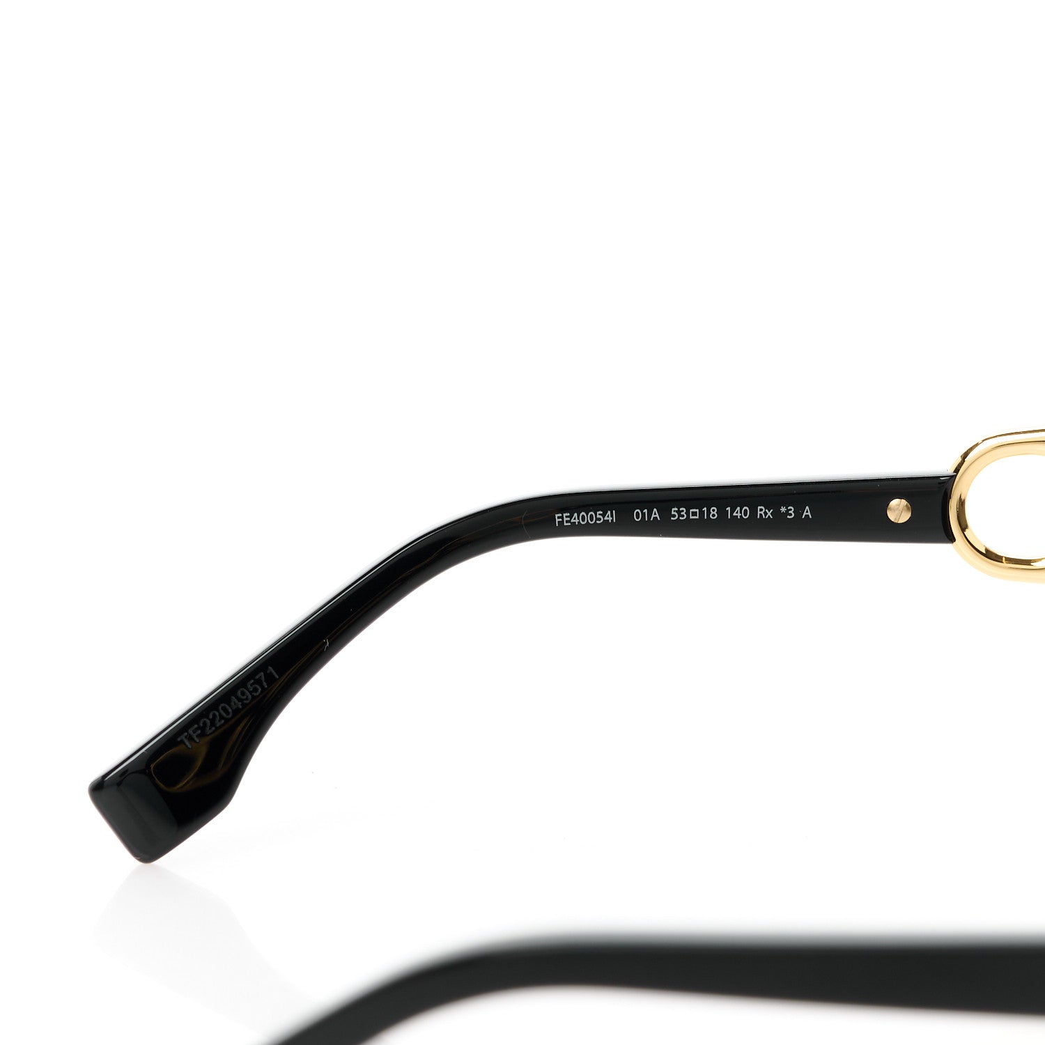 Fendi X VERSACE Fendace Oval Sunglasses FE 40054I Black 5 of 8