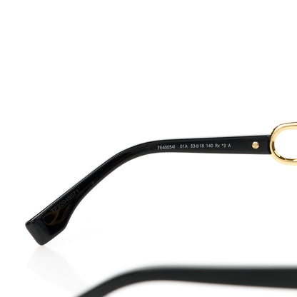 Fendi X VERSACE Fendace Oval Sunglasses FE 40054I Black 5 of 8