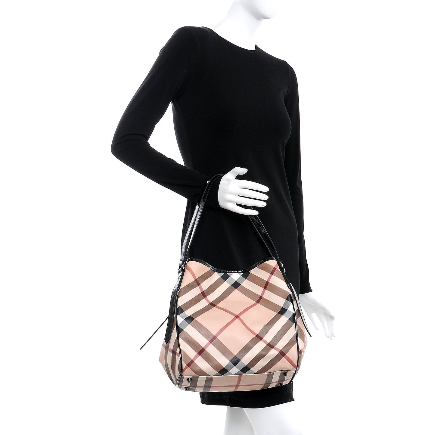 Supernova Check Small Canterbury Tote Black