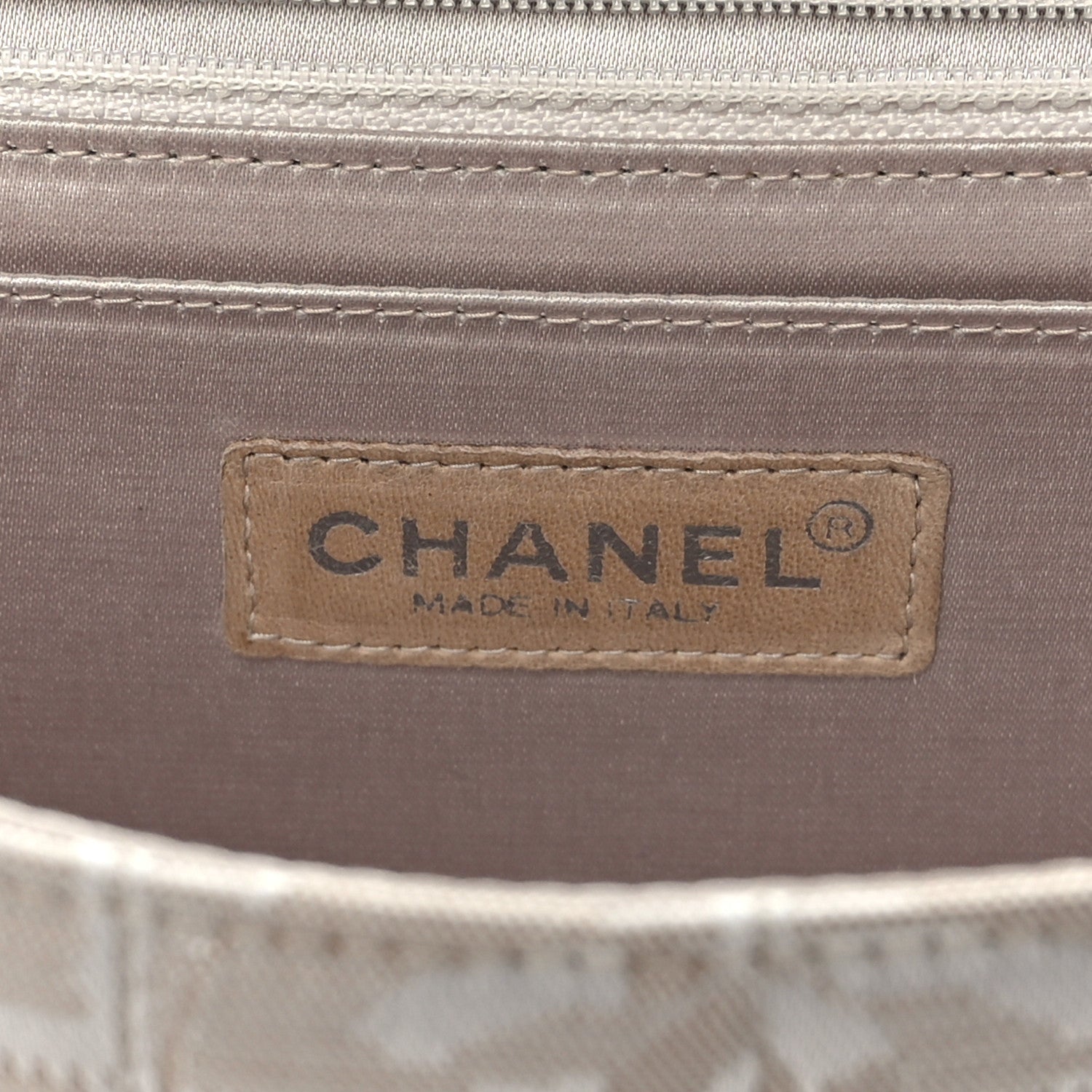 Chanel Nylon Medium Travel Flap Light Beige 5 of 8