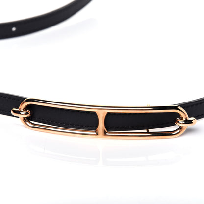 Hermes Swift Epsom 13mm Roulis Belt 85 Bleu Obscur Rose Sakura 5 of 9