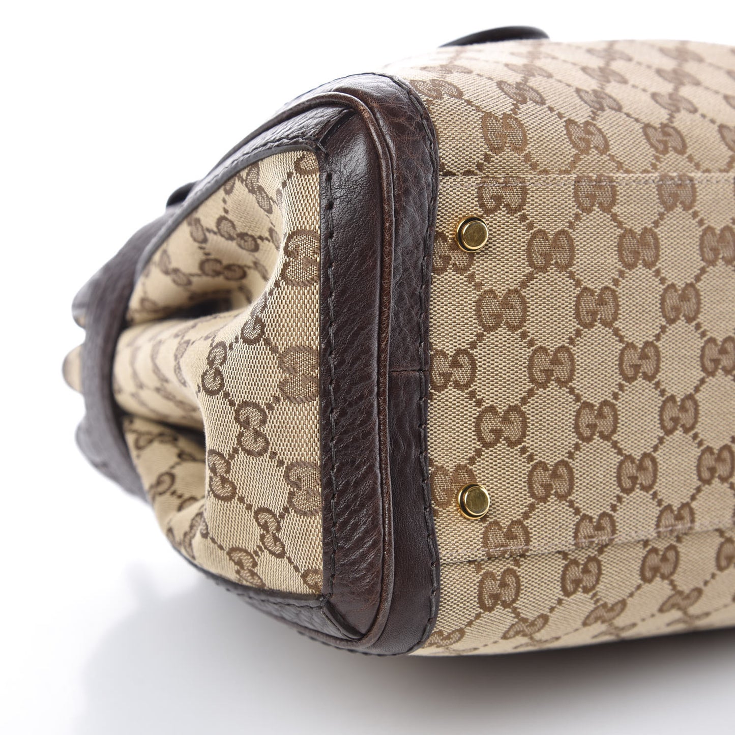 Monogram Medium GG Running Tote Dark Brown