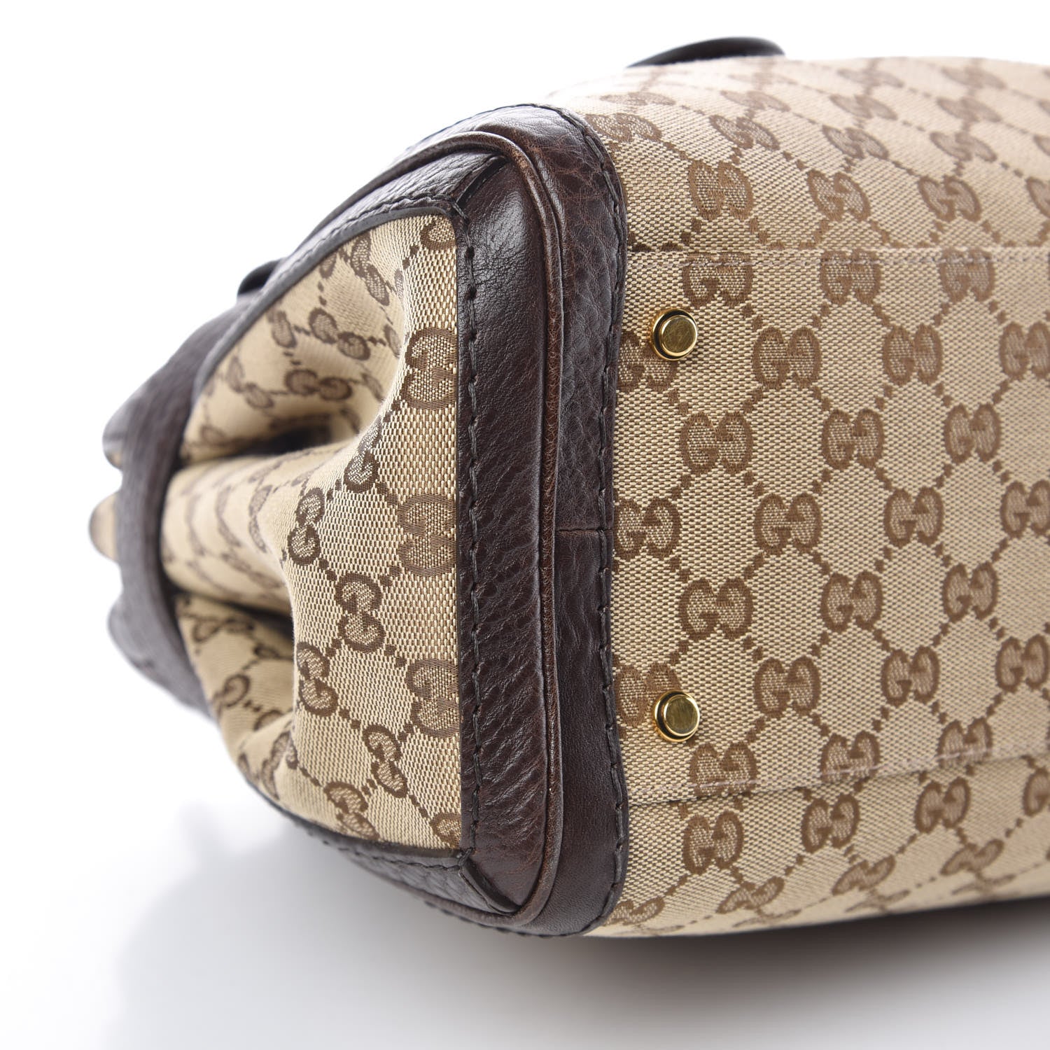 Gucci Monogram Medium GG Running Tote Dark Brown 15 of 16