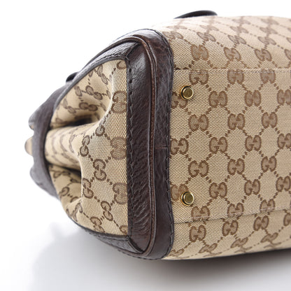 Gucci Monogram Medium GG Running Tote Dark Brown 15 of 16