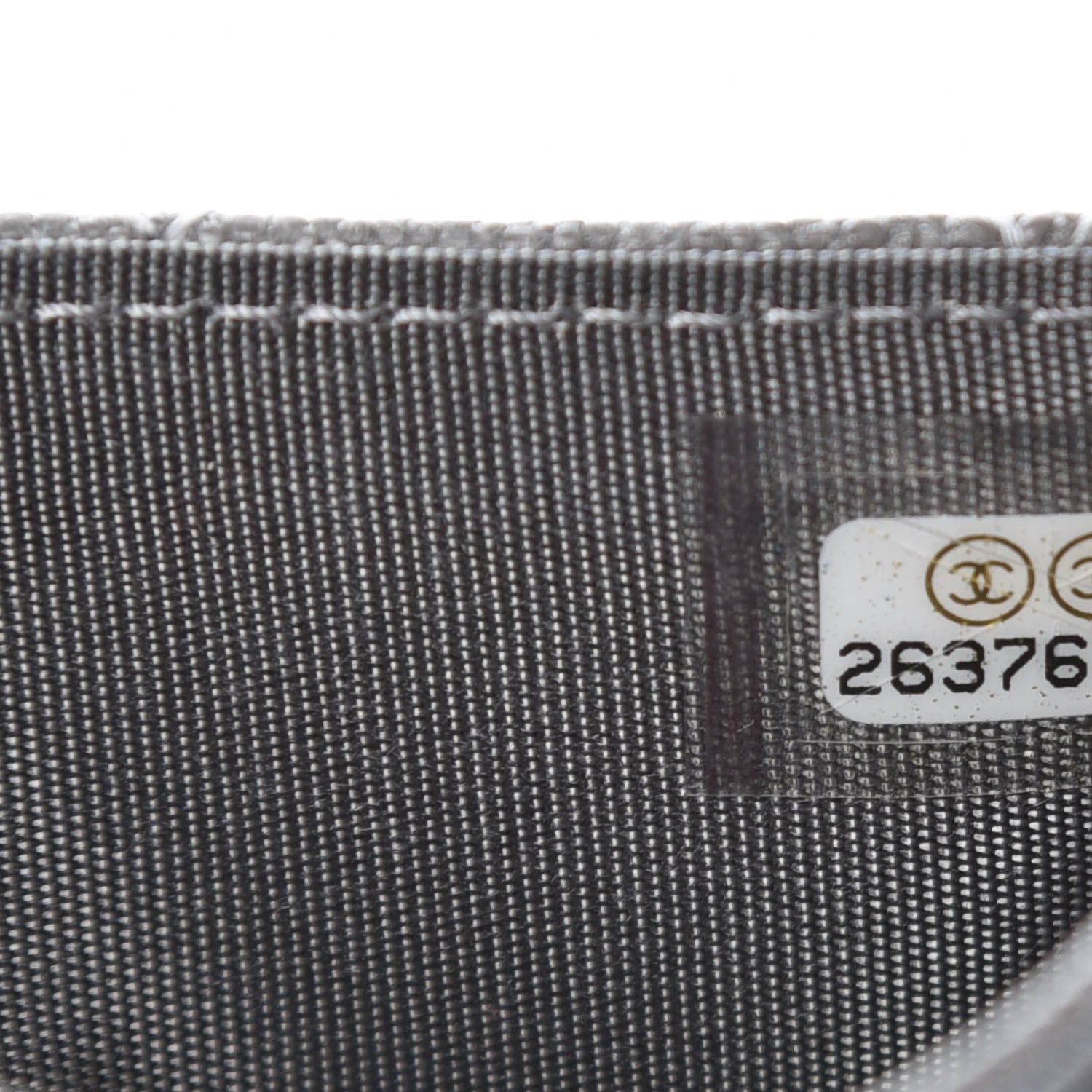 Chanel Caviar Quilted Boy Flap Card Holder Grey 8 of 9