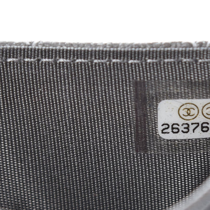 Chanel Caviar Quilted Boy Flap Card Holder Grey 8 of 9