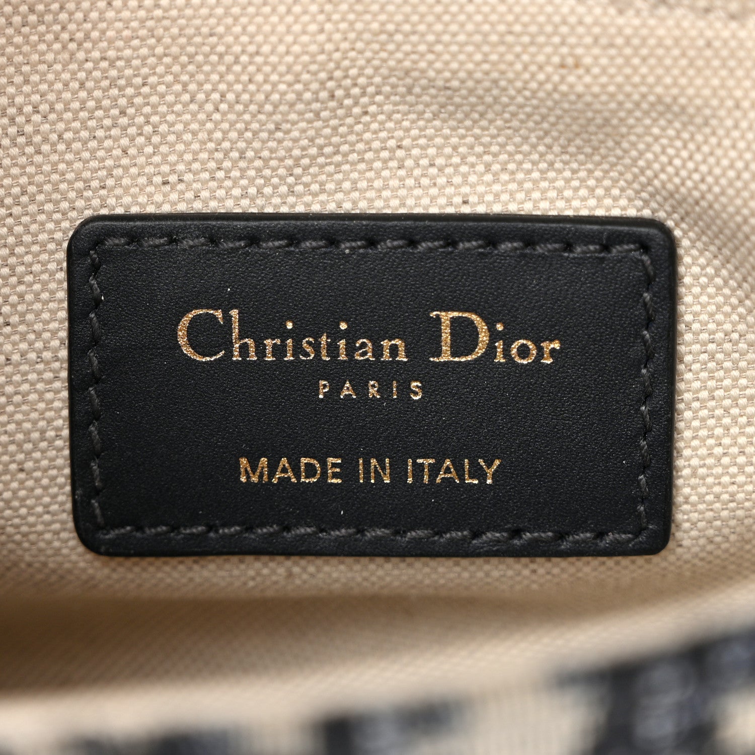 Christian Dior Oblique Mini Saddle Bag Blue 6 of 10