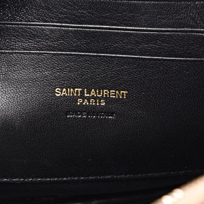 Saint Laurent Grain De Poudre Matelasse Monogram Mini Lou Camera Bag New Powder 6 of 12
