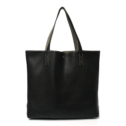 Hermes Taurillon Clemence Double Sens Reversible Tote 36 Sauge  Black 2 of 15