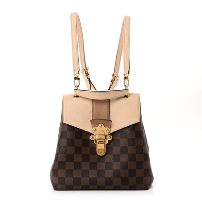 Louis Vuitton Damier Ebene Clapton Backpack Creme 1 of 11