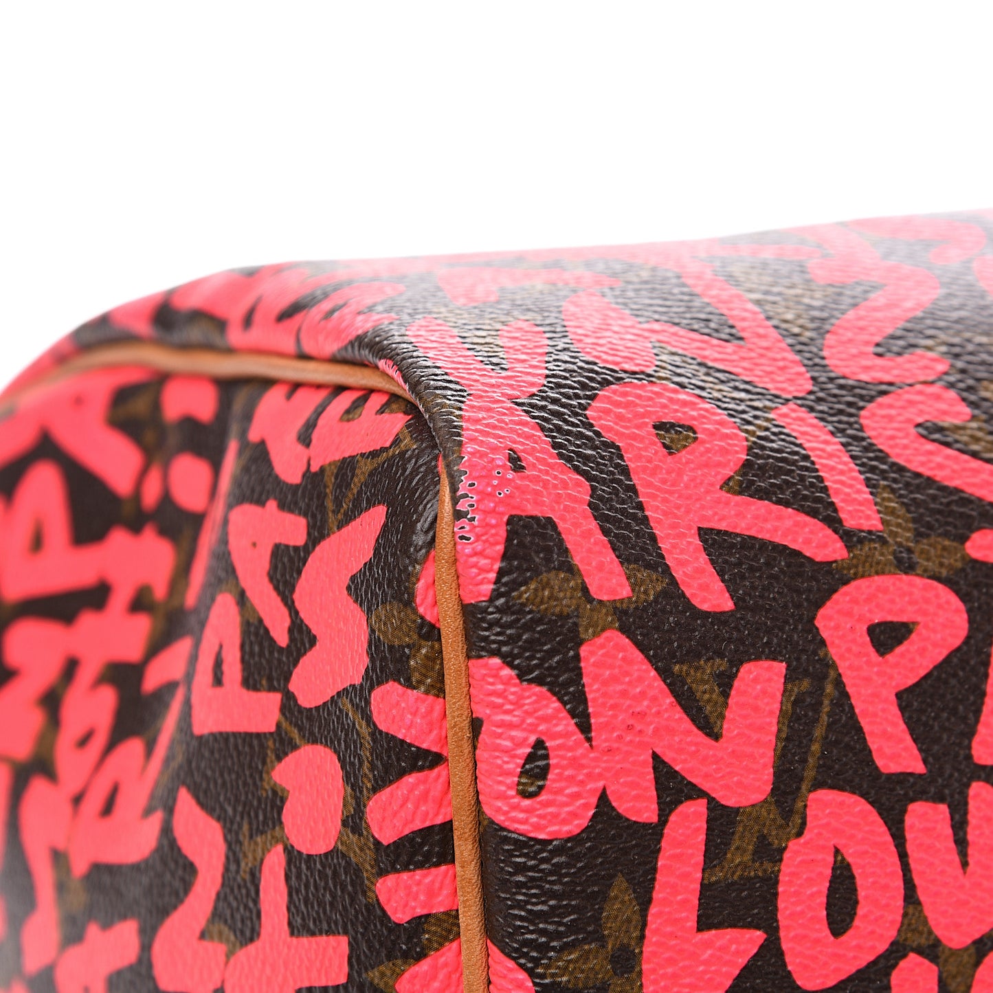 Monogram Graffiti Speedy 30 Fuchsia