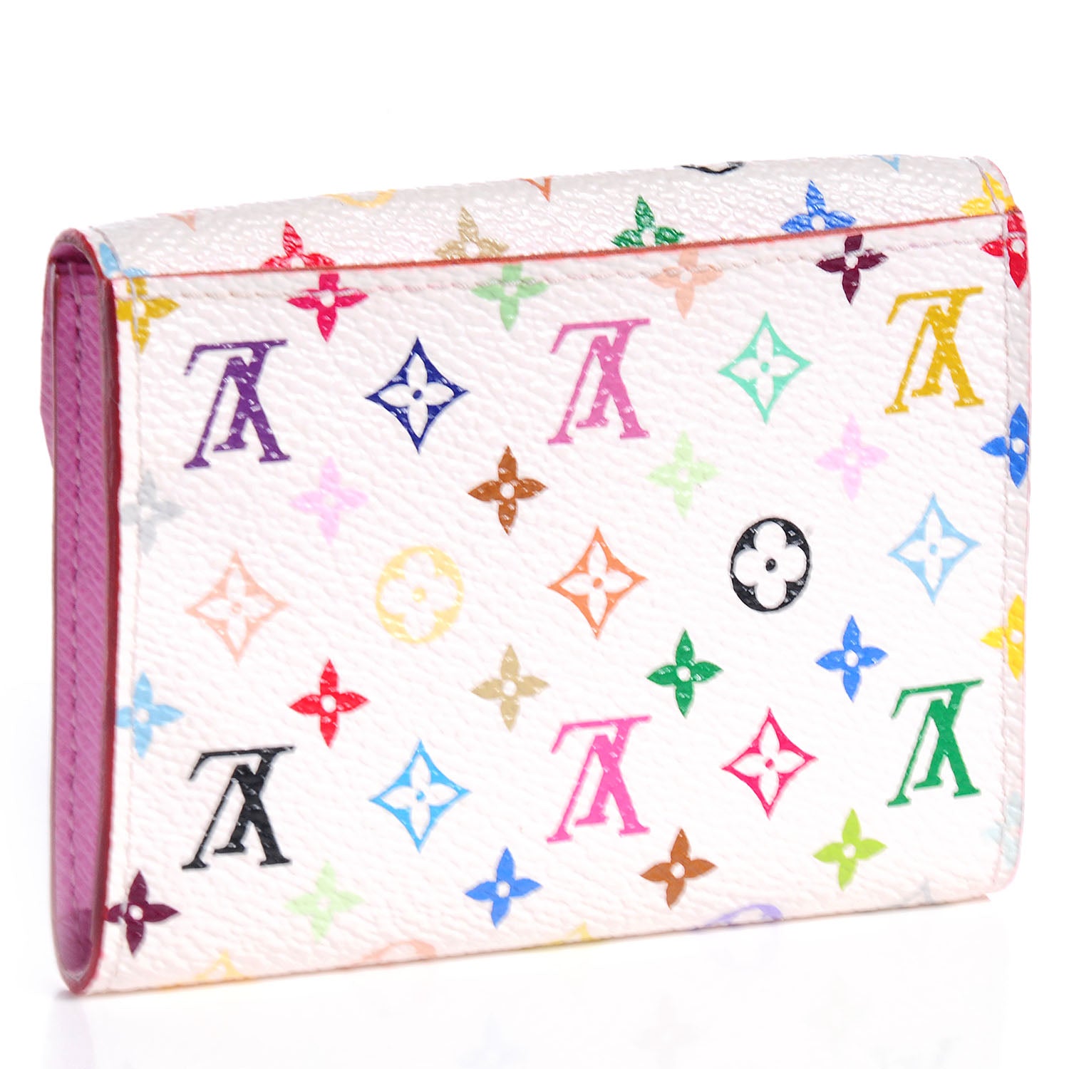 Louis Vuitton Monogram Multicolor Business Card Holder White 3 of 7