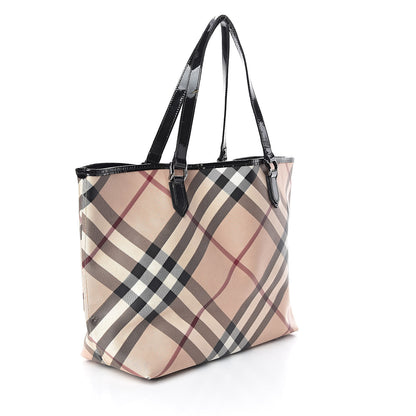 Burberry Nova Check Shopper Tote Black 3 of 15