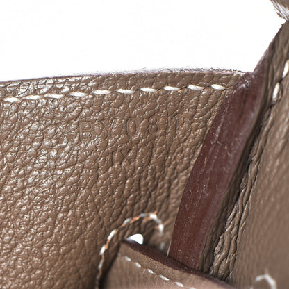 Hermes Togo Birkin 30 Etoupe 26 of 29