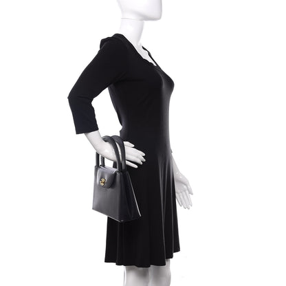 Chanel Lambskin Small Kelly Flap Bag Navy Blue 2 of 10