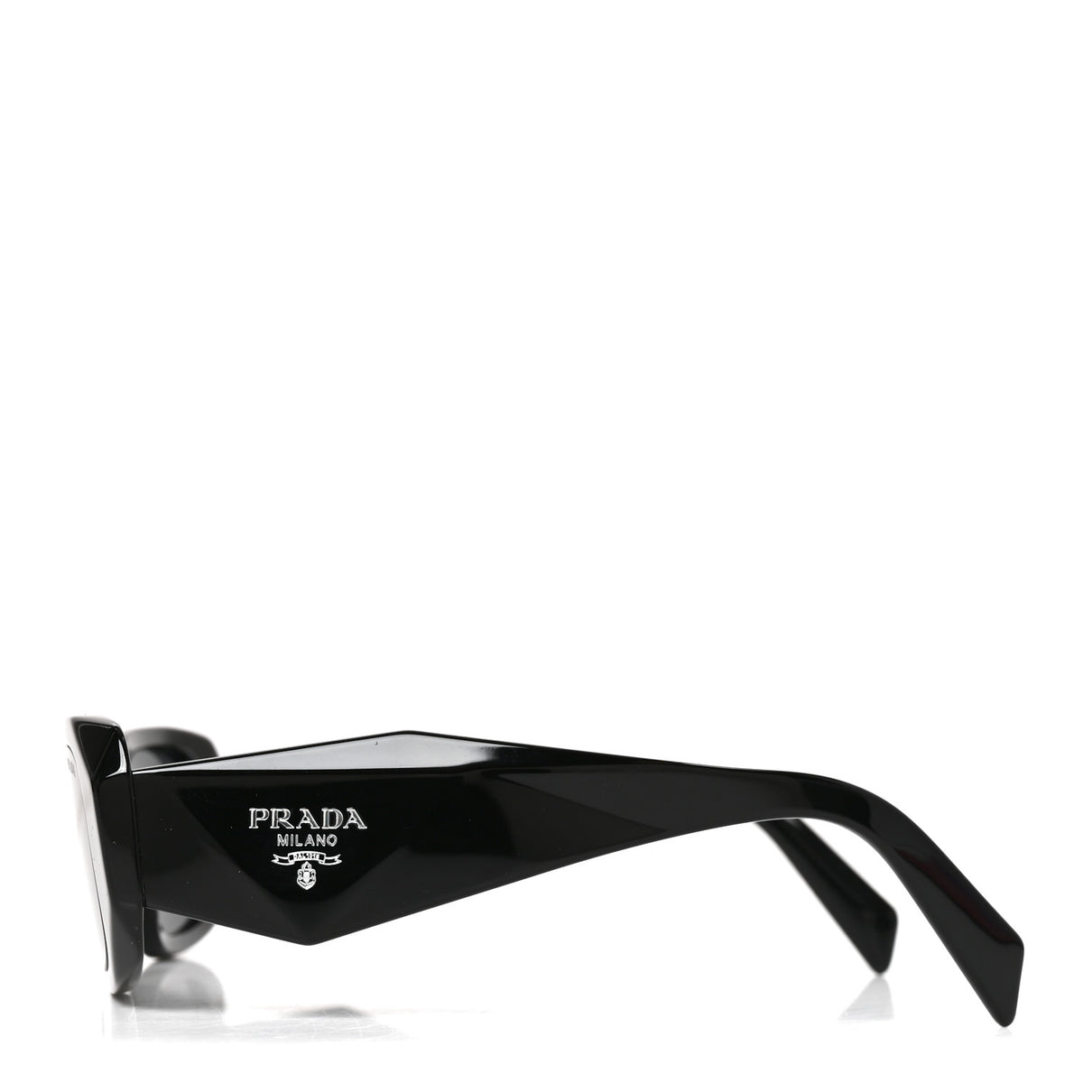 Prada Acetate Symbole Sunglasses SPR 17W Black 3 of 7