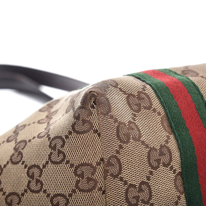 Gucci Monogram Medium Jolicoeur Tote Brown 10 of 15