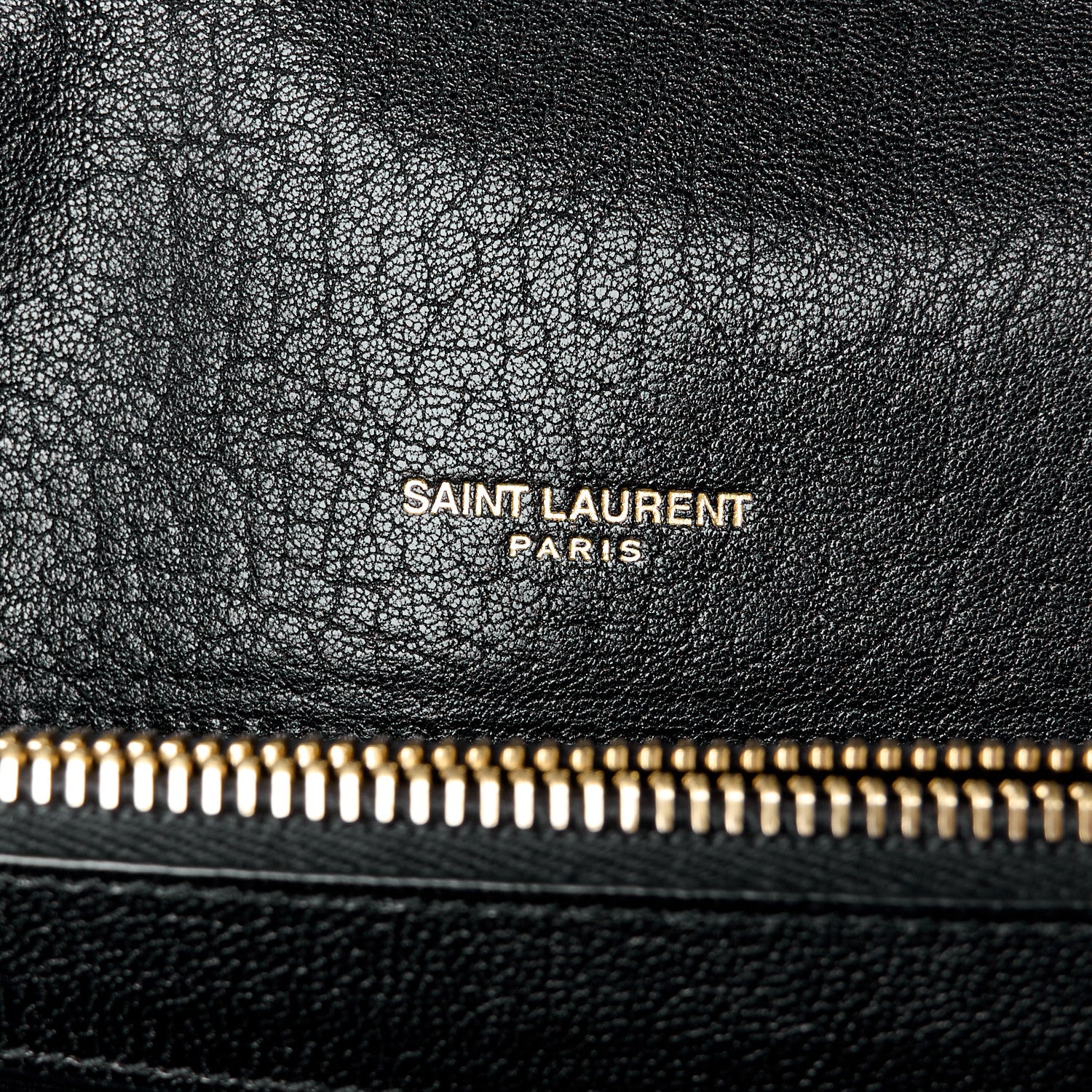 Saint Laurent Sheepskin Matelasse Chevron Monogram Large College Bag Black 6 of 11