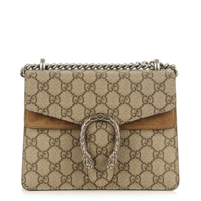 Gucci GG Supreme Monogram Mini Dionysus Shoulder Bag Taupe 1 of 7