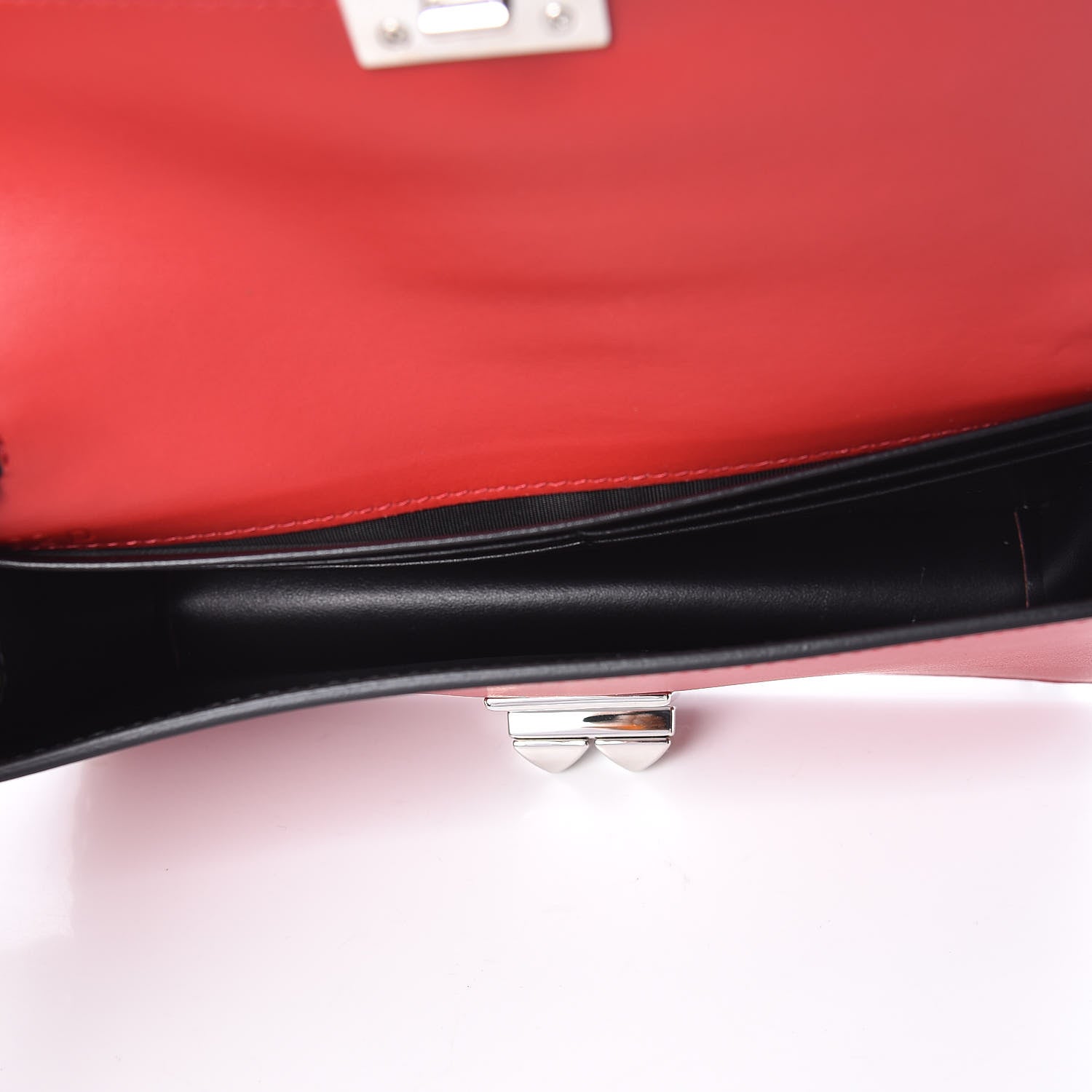 Prada City Calfskin Studded Mini Elektra Crossbody Bag Fuoco Black 7 of 10