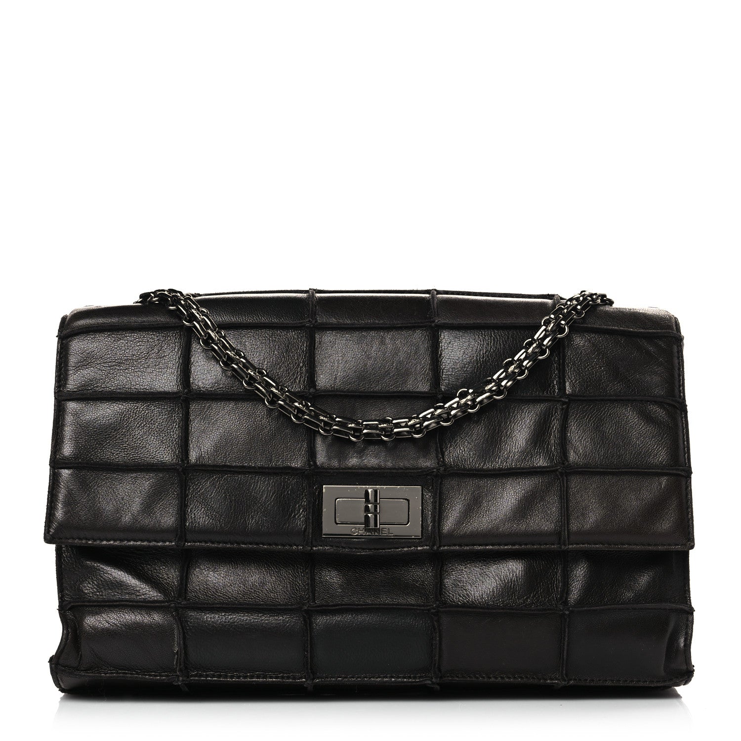 Chanel Lambskin Medium Patchwork Mademoiselle Single Flap Black 1 of 8