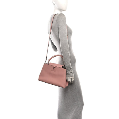 Louis Vuitton Taurillon Capucines PM Magnolia 2 of 13