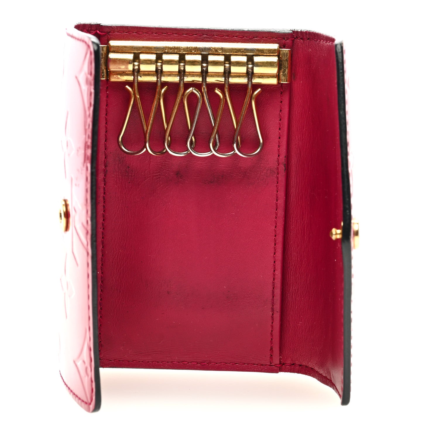 Louis Vuitton Vernis Multicles 6 Key Holder Rose Indien 5 of 7