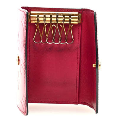 Louis Vuitton Vernis Multicles 6 Key Holder Rose Indien 5 of 7