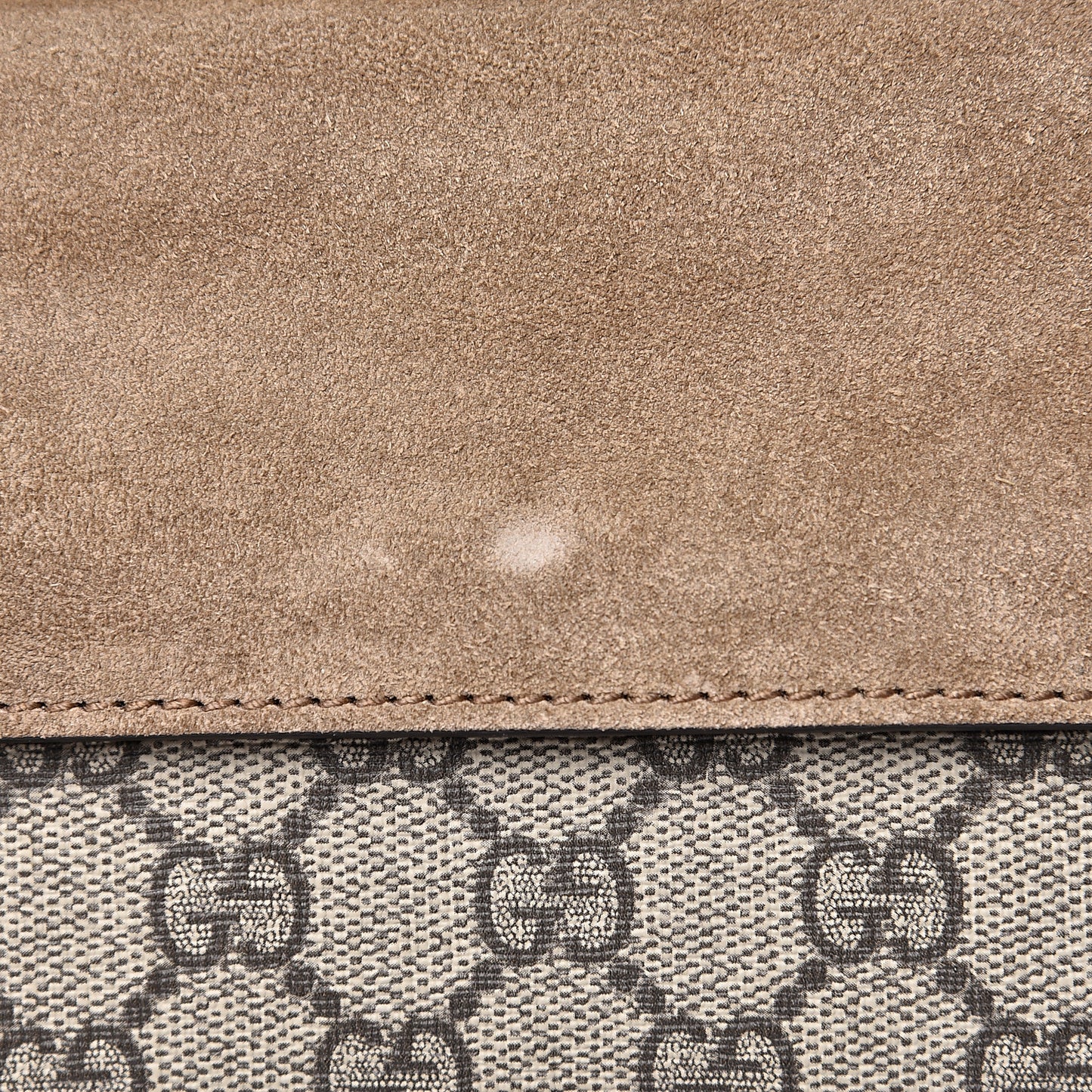 GG Supreme Monogram Mini Dionysus Shoulder Bag Taupe