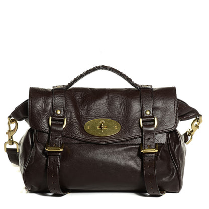 Mulberry Soft Buffalo Leather Medium Alexa Chocolate 1 of 11