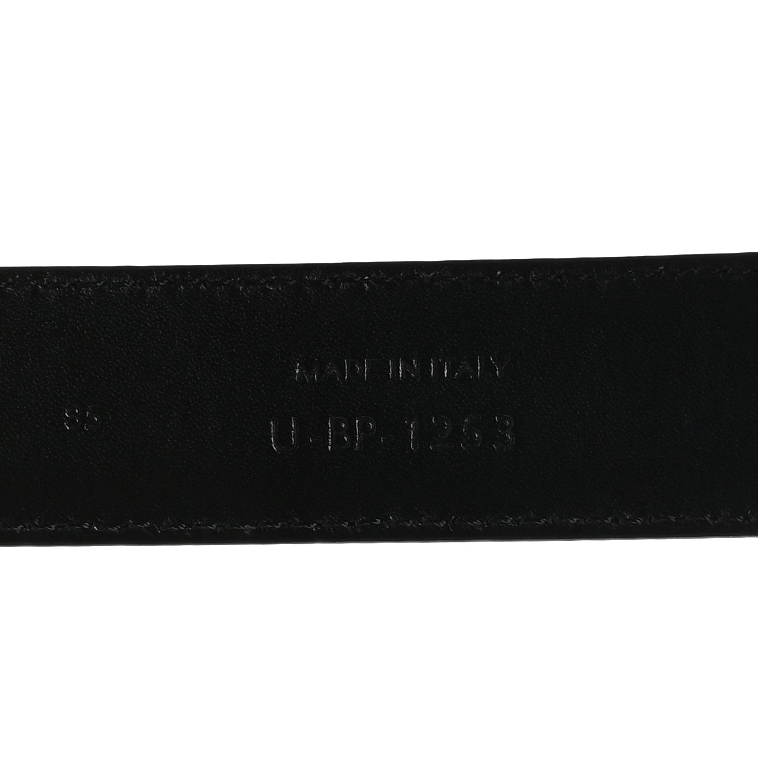 Celine Box Calfskin Medium 25mm Triomphe Belt 85 34 Black 1880898