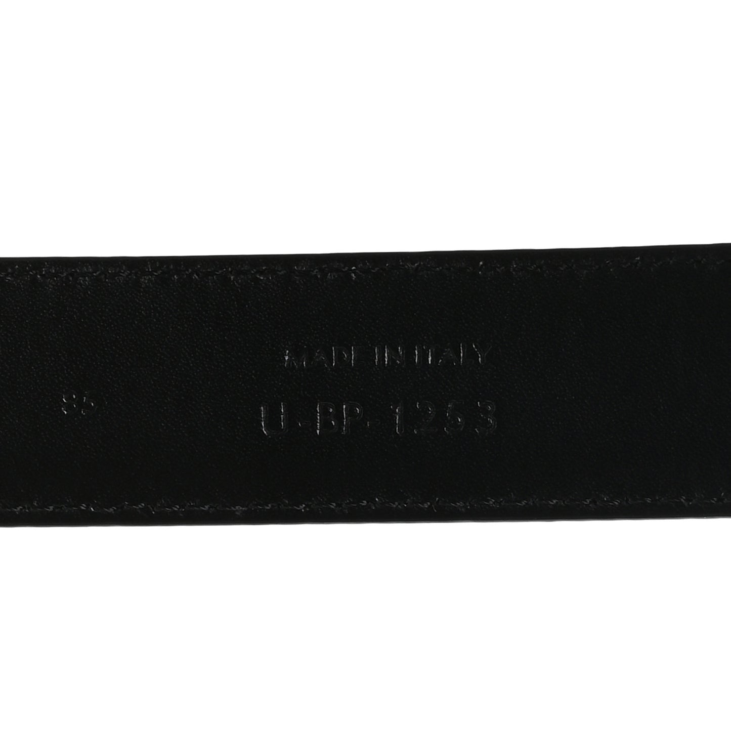 Box Calfskin Medium 25mm Triomphe Belt 85 34 Black