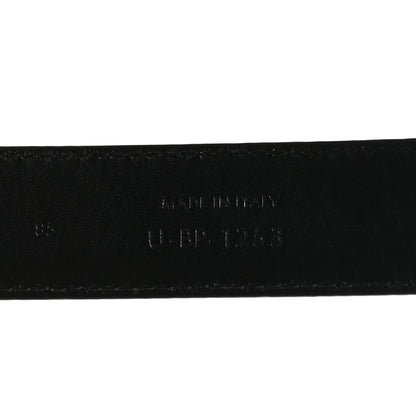 Celine Box Calfskin Medium 25mm Triomphe Belt 85 34 Black 3 of 6