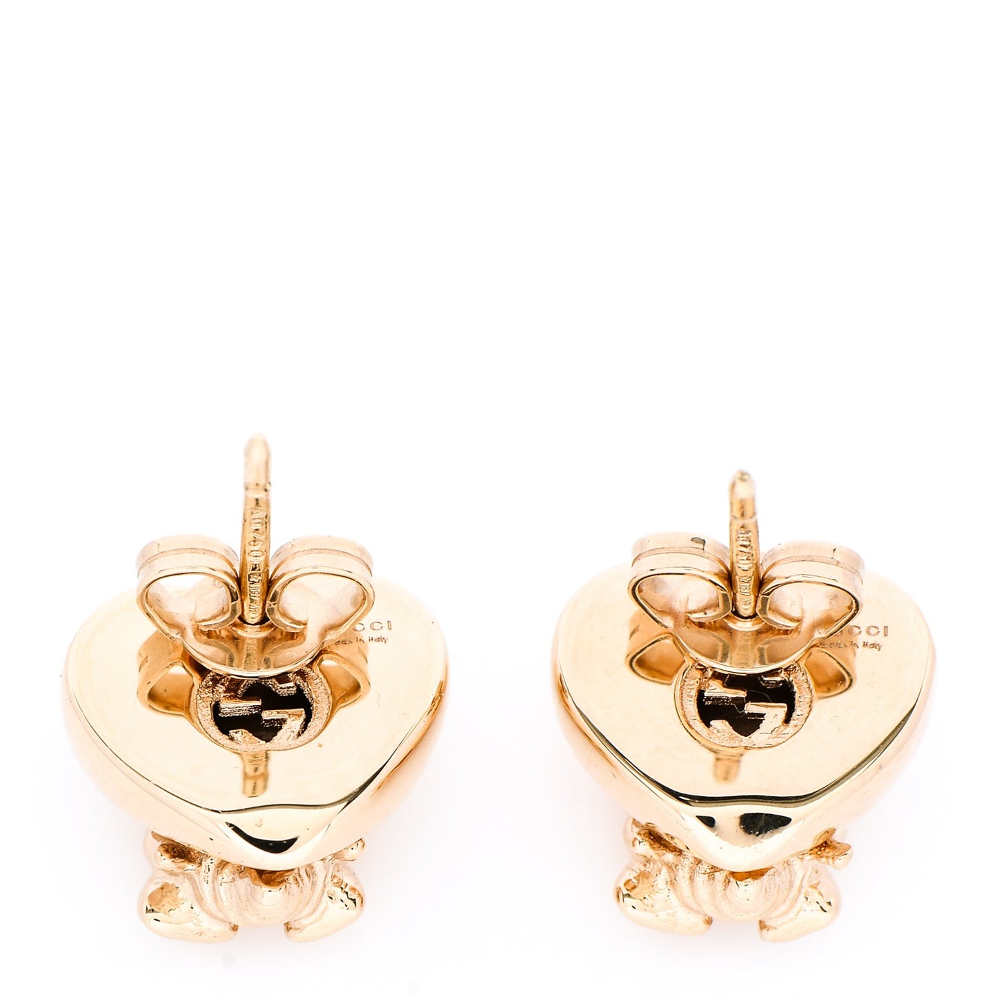 18K Yellow Gold Le Marche Des Merveilles Bee Motif Earrings
