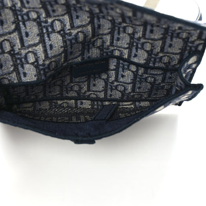 Christian Dior Oblique Slim Saddle Pouch Blue 5 of 11