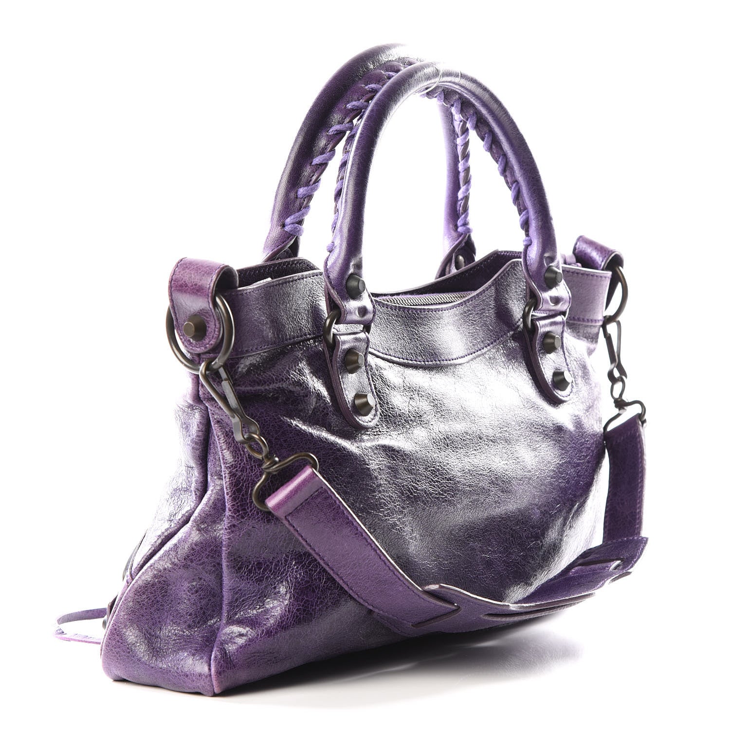 Balenciaga Agneau Classic Hardware First Raisin 2 of 9