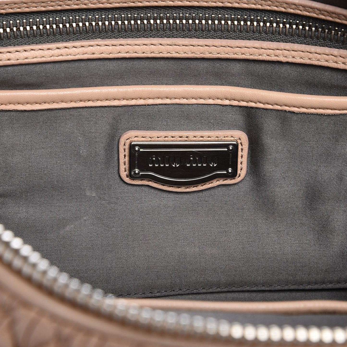 Nappa Matelasse Shoulder Bag Cammeo