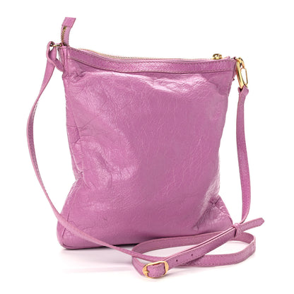 Balenciaga Agneau Giant 12 Gold Hardware Flat Crossbody Rose Berlingot 3 of 10