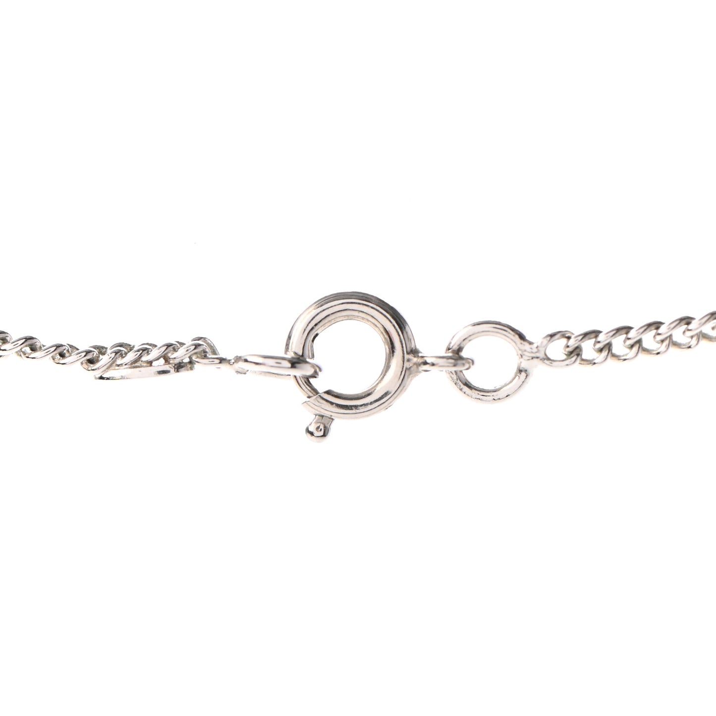 Crystal Timeless CC Necklace Silver
