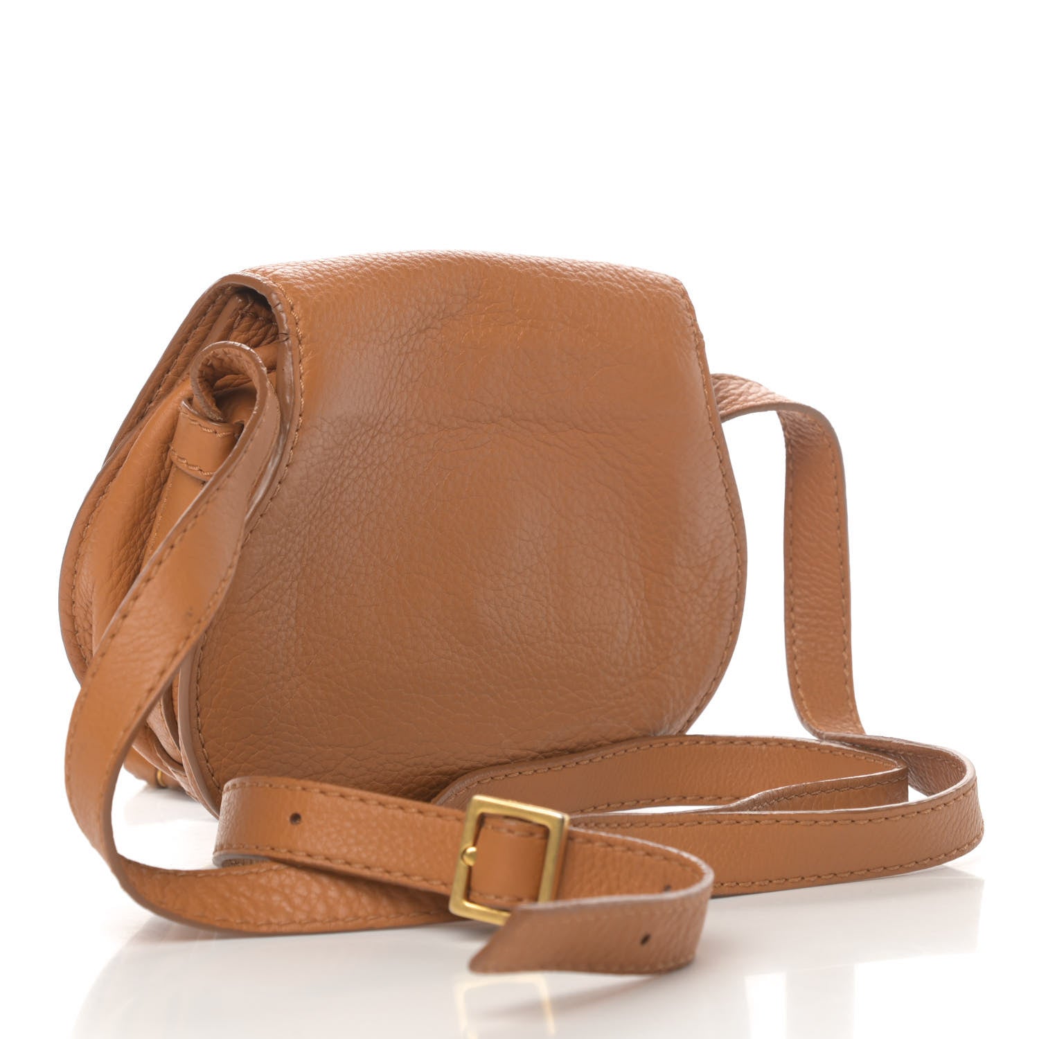 Chloe Calfskin Mini Marcie Round Crossbody Bag Light Tan 2 of 4