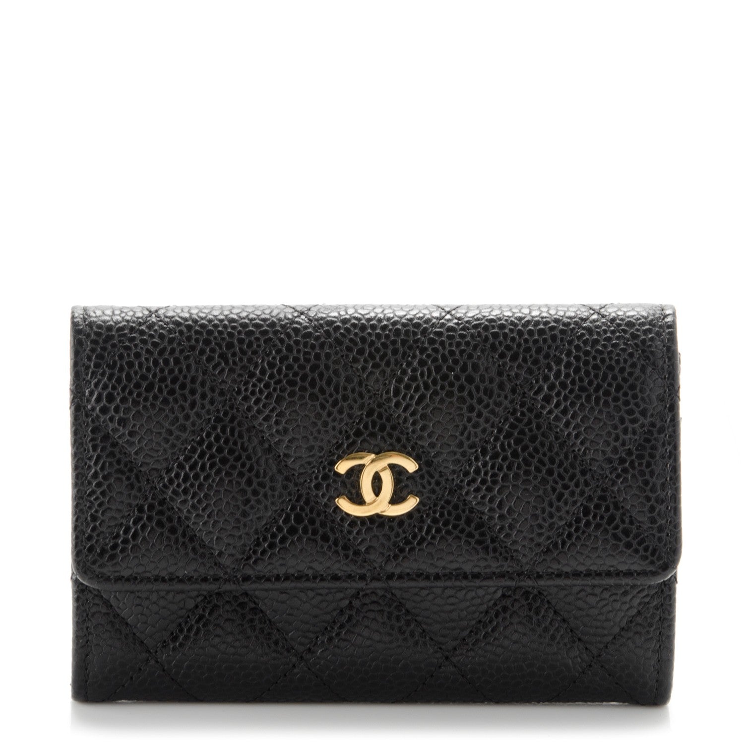 Chanel Caviar Quilted Card Holder Black 1 of 8