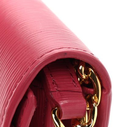 Prada Vitello Move Metal Oro Chain Wallet Peonia 11 of 11