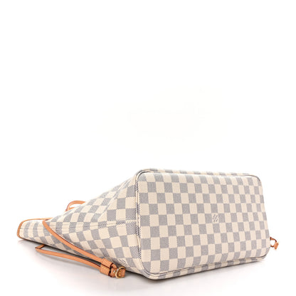 Louis Vuitton Damier Azur Neo Neverfull MM Rose Ballerine 5 of 11